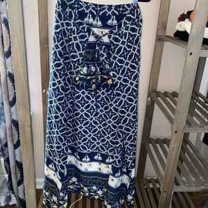Maxi wrap skirt with shorts never worn